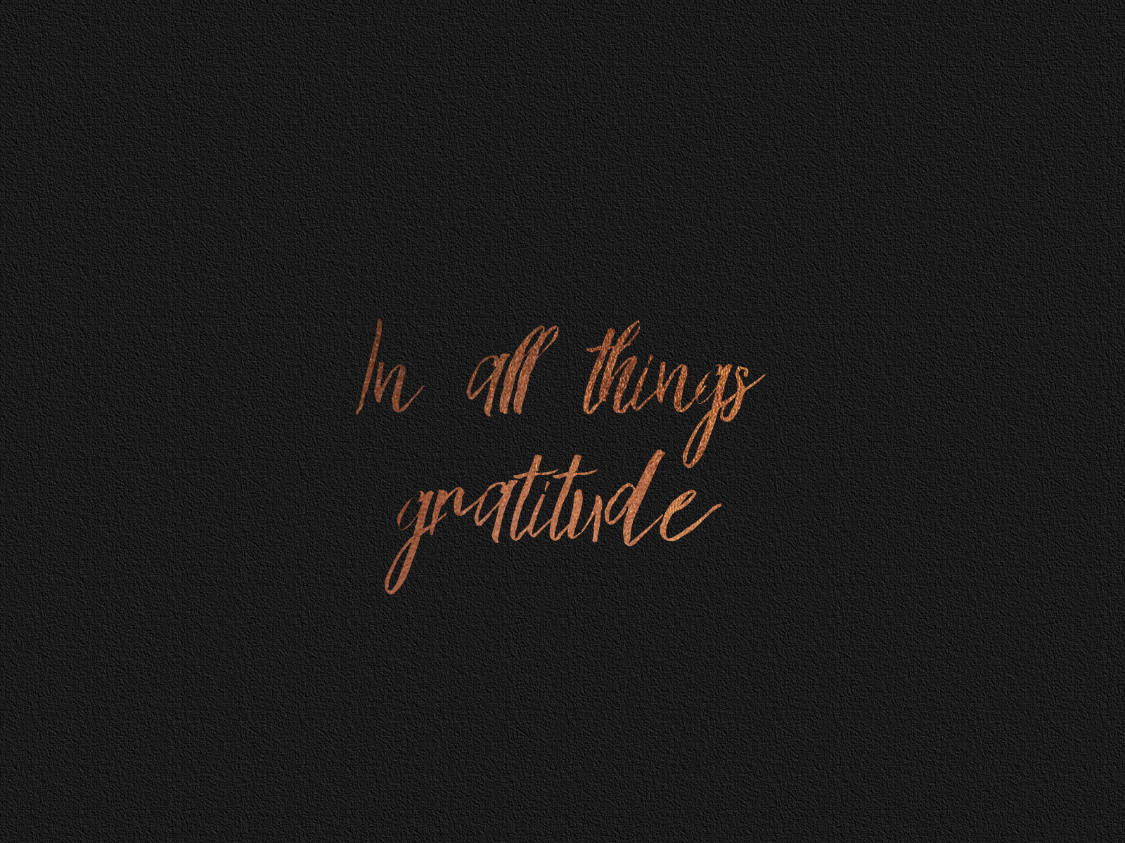 gratitude