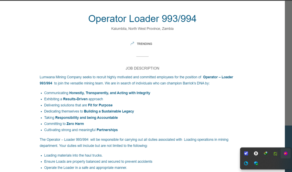 Operational Loader